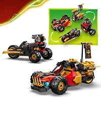 Lego Ninjago Kai and Cole's Combiner Vehicles 71864 394-Piece Building Set, Ages 7+