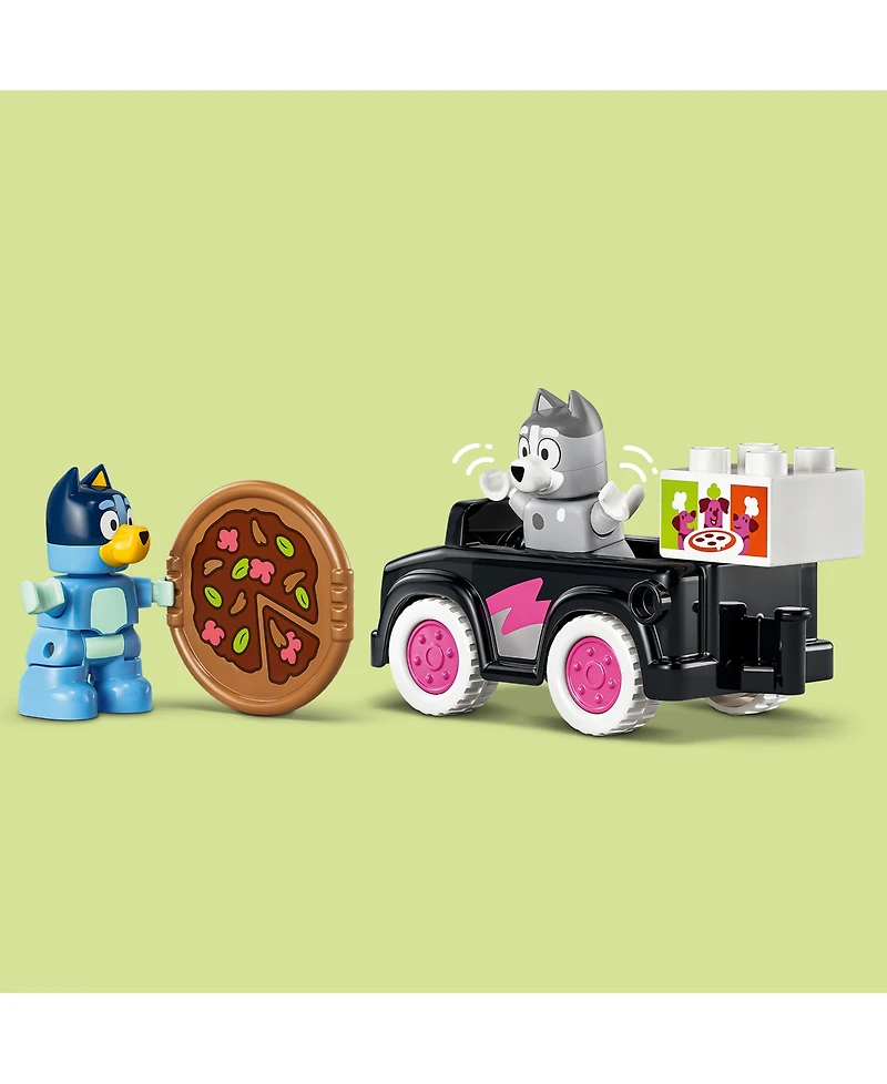 Lego Bluey Pizza Girls with Muffin and Bluey 10469 44-Piece Building Set, Ages 2+