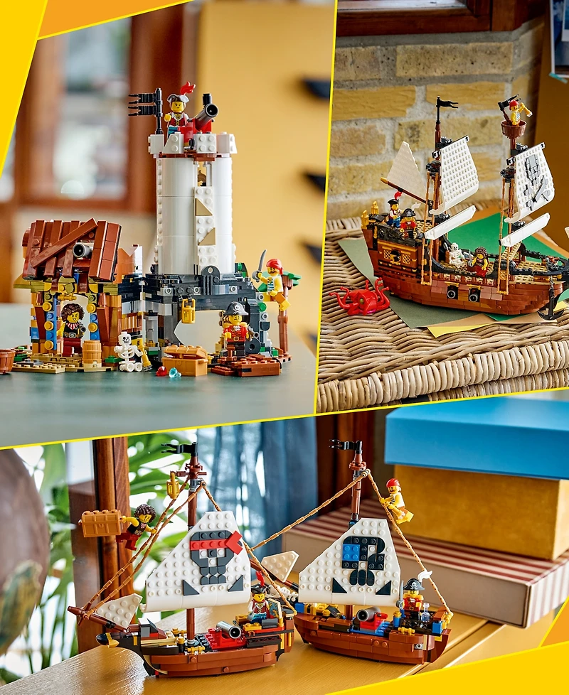Lego Creator 3 in 1 Iconic Pirate Ship 31387 1,074-Piece Building Set, Ages 9+