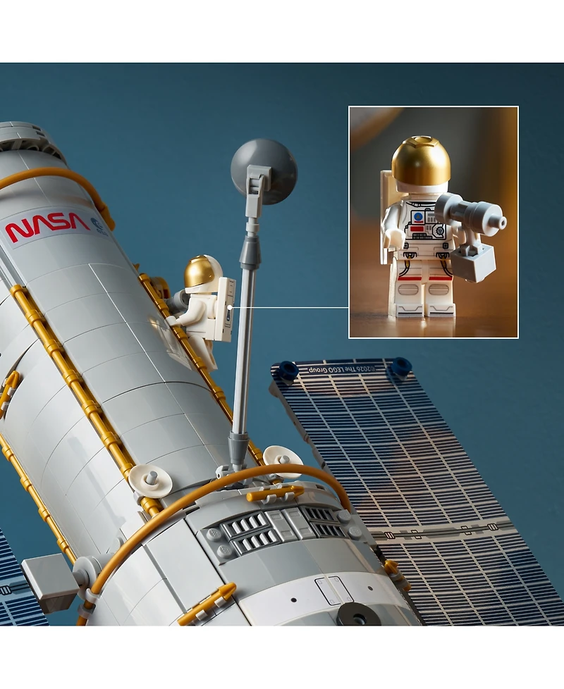 Lego Icons Hubble Space Telescope 11382, 1252-Piece Building Set, Ages 18+