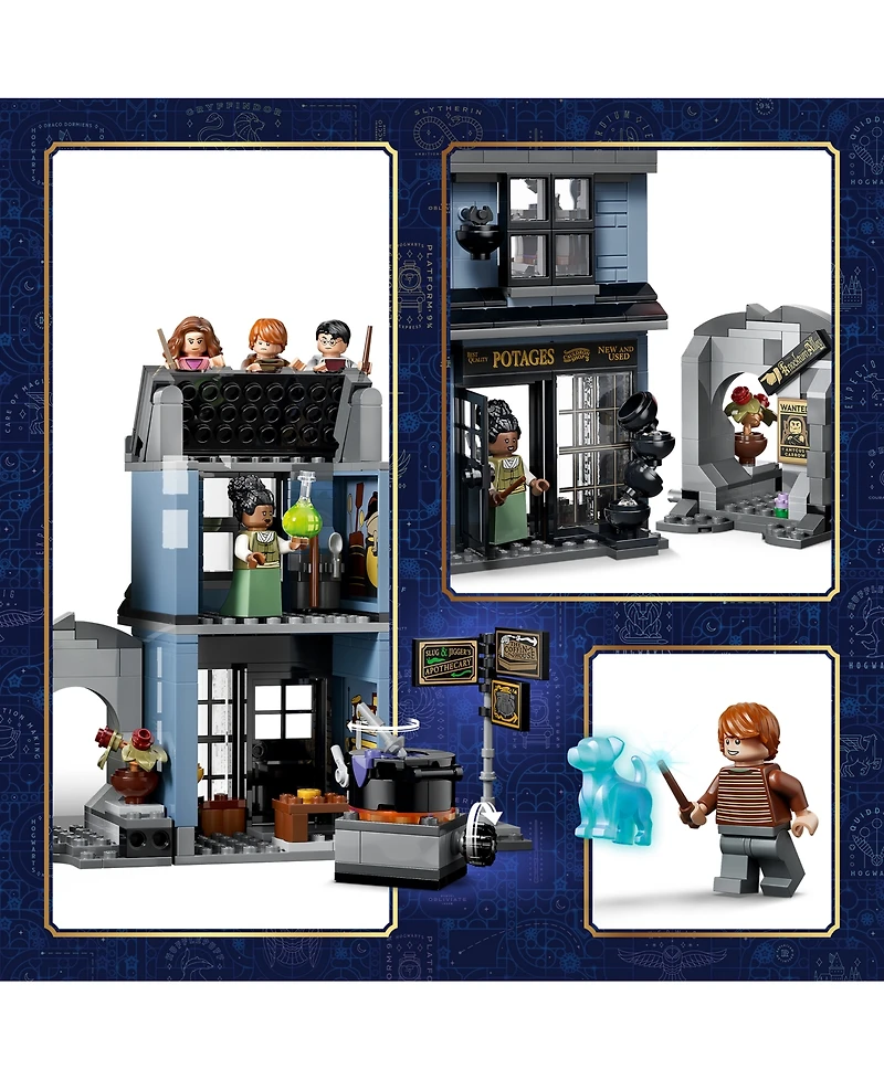 Lego Harry Potter Knockturn Alley Wizarding Shops 76471 788-Piece Building Set, Ages 8+