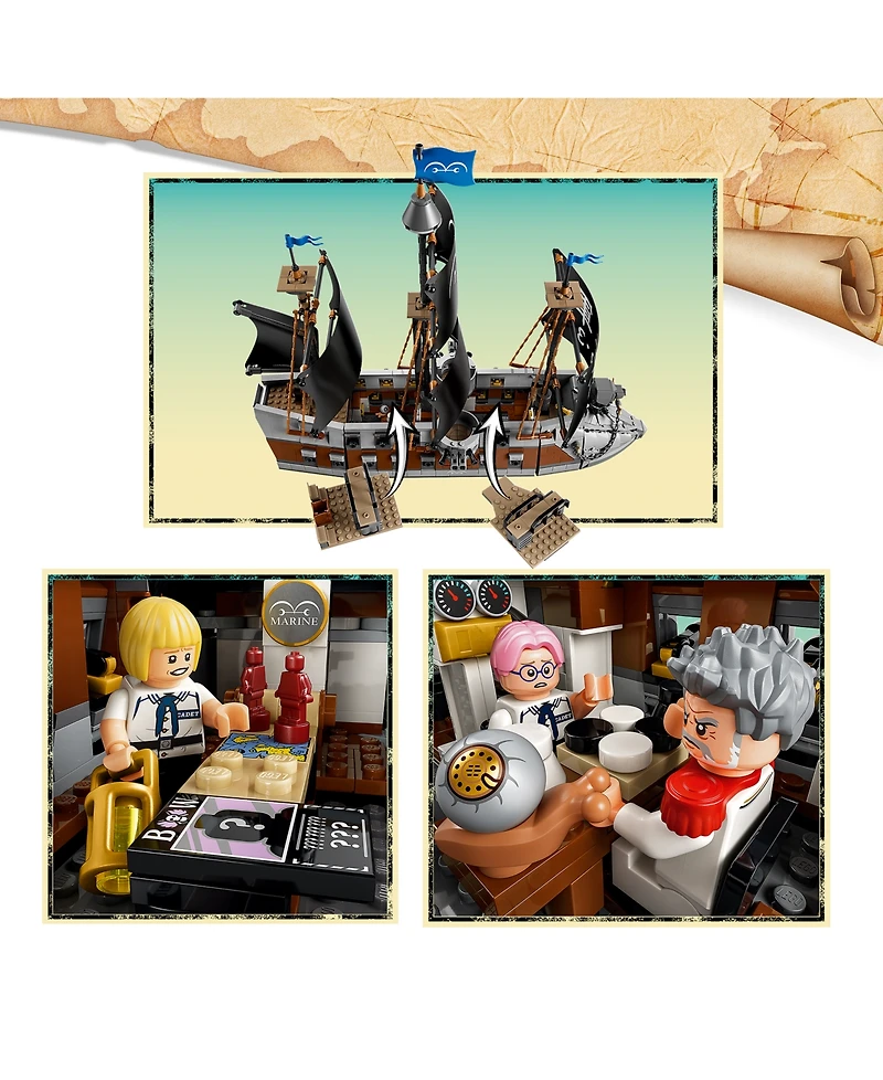 Lego One Piece Garp's Marine Battleship 75646 1,705-Piece Building Set, Ages 9+