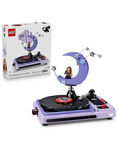 Lego Olivia Rodrigo Concert Moon 43029 Rotating Record Player 670-Piece Building Set, Ages 14+
