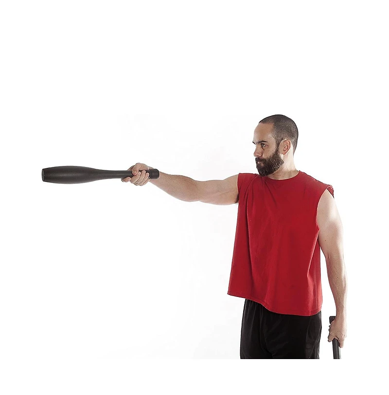Sevorley Iron Indian Club Exercise Bat for Strength Training, Mobility Work and Muscle Rehabilitation