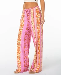 Roxy Women's Iyla Low-Rise Wide-Leg Pants