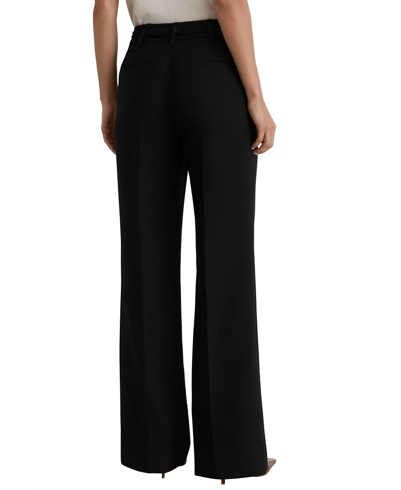 Reiss Women's Leona Flared-Belted Trousers