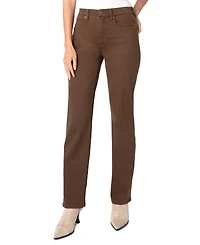 Liverpool Los Angeles Petite Kennedy Comfort Waist Mid-Rise Straight-Leg Jeans