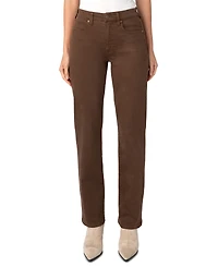 Liverpool Los Angeles Petite Kennedy Comfort Waist Mid-Rise Straight-Leg Jeans