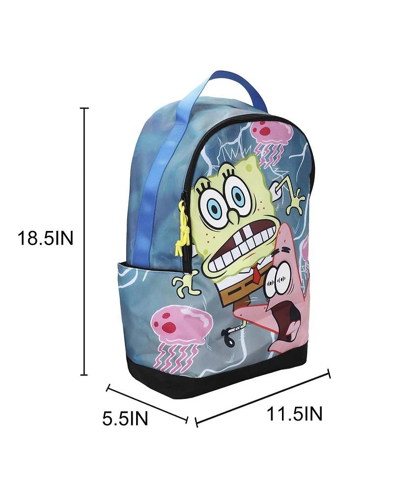 Spongebob Squarepants Jellyfish Sting 18.5" Adult Everyday Backpack