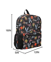 Five Nights at Freddy's All-Over Print 16" Backpack For School And Travel