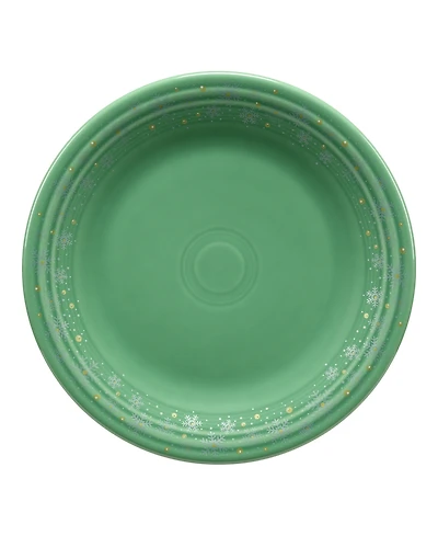 Fiesta Meadow Snowflakes Classic Rim Dinner Plate, Exclusively at Macy's