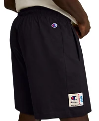 Champion Men's Jersey Embroidered C Logo Shorts, 7" Inseam