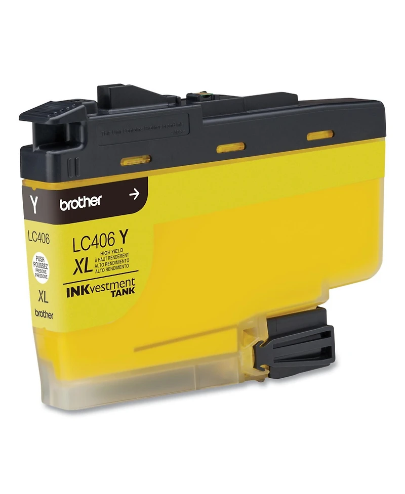 Brother LC406XLYS INKvestment 5,000 Page-Yield High-Yield Ink - Yellow