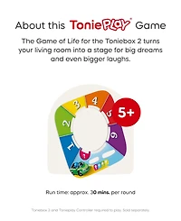 Tonies The Game of Life Audio Family Board Game, Ages 5+