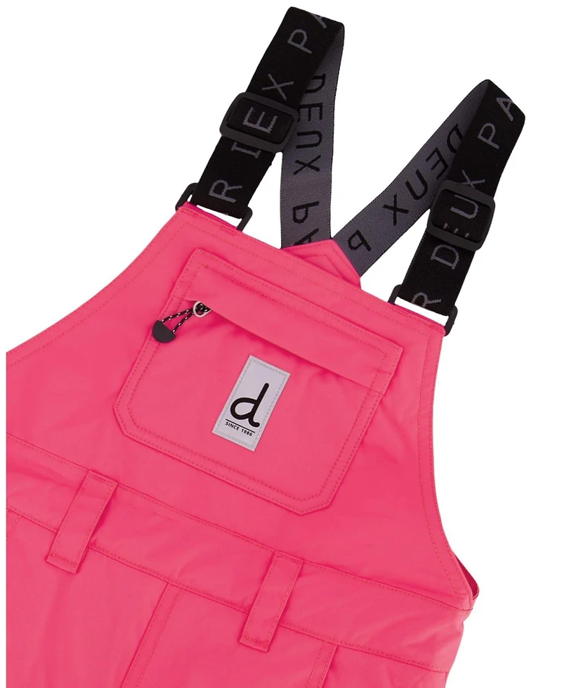 Deux par Toddler Girls 2T -5T Play Overall Snow Bib