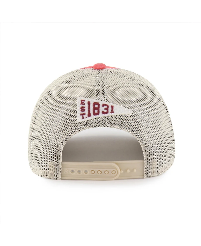 47 Brand Men's and Women's Crimson Alabama Crimson Tide Egremont Well-Worn Adjustable Trucker Hat