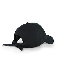 47 Brand Women's Black Pittsburgh Steelers Bow Back Clean Up Adjustable Hat
