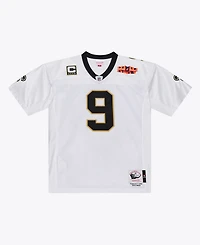 Mitchell Ness Men's Drew Brees White New Orleans Saints Super Bowl Xliv Authentic Jersey