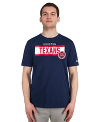 New Era Men's Navy Houston Texans 3rd Down High Density Print T-Shirt