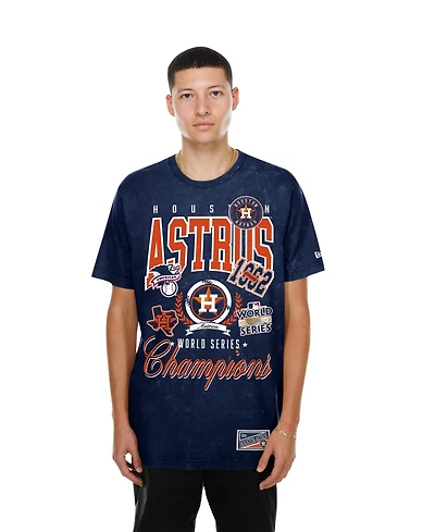 New Era Men's Navy Houston Astros Mineral Wash T-Shirt
