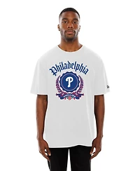 New Era Men's White Philadelphia Phillies Fleur Domestic T-Shirt
