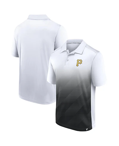 Fanatics Men's White Pittsburgh Pirates Parameter Polo Shirt