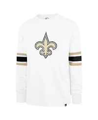 '47 Brand Men's White New Orleans Saints Gridiron Premier Brex Long Sleeve T-Shirt