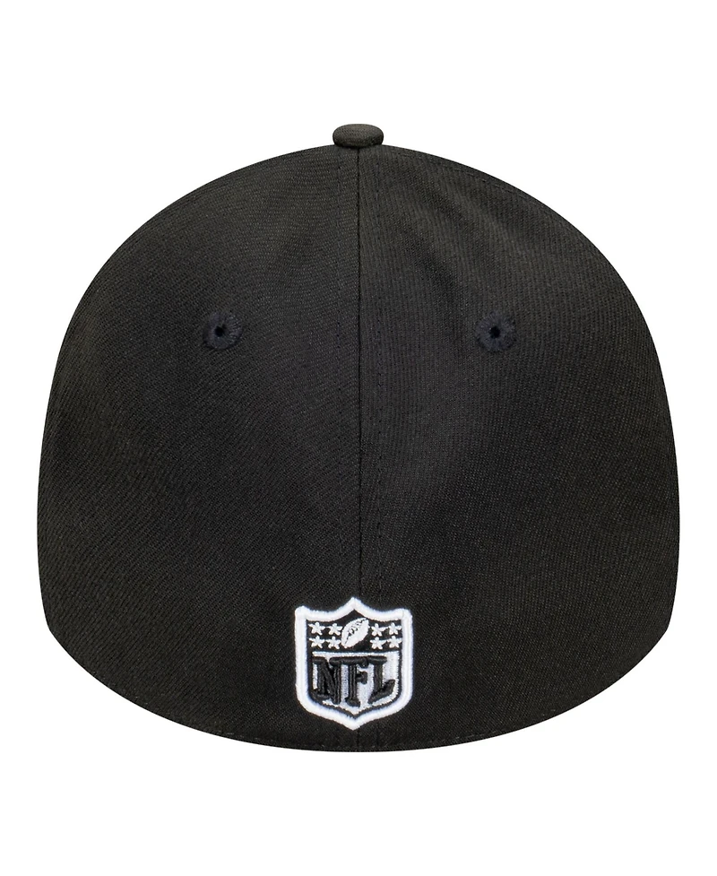 New Era Men's Black Cincinnati Bengals Core Team 39THIRTY Flex Hat