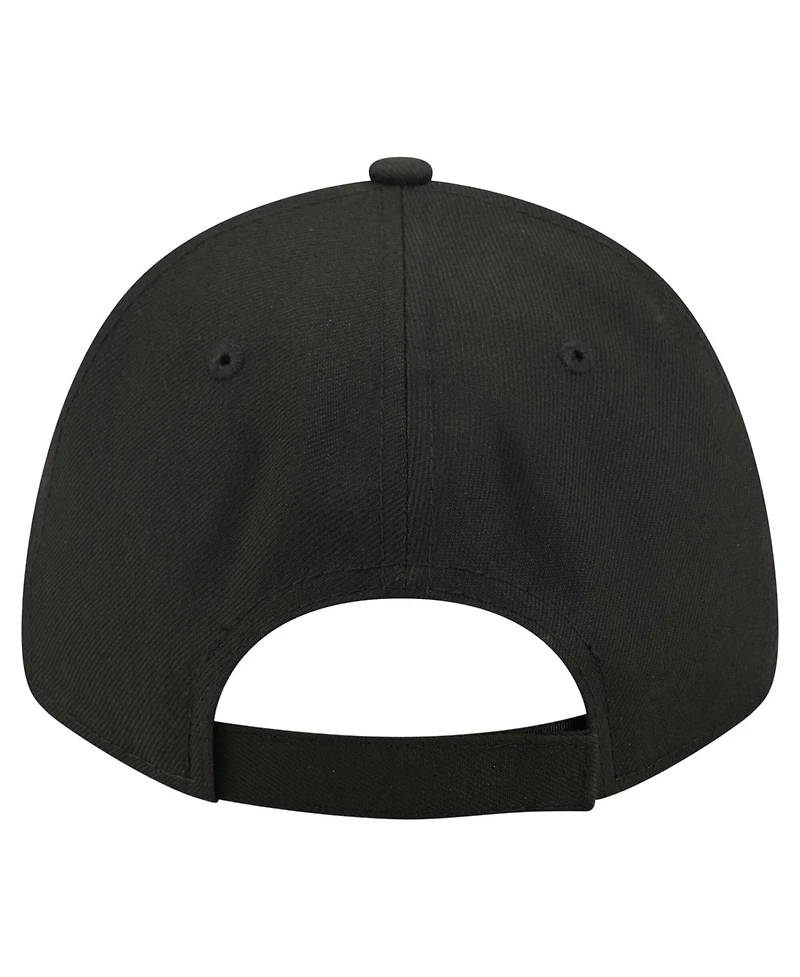 New Era Men's Black Philadelphia Eagles Core Team 9FORTY Adjustable Hat