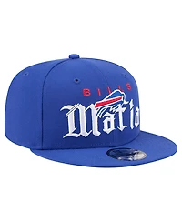 New Era Men's Royal Buffalo Bills Mafia 9FIFTY Snapback Hat