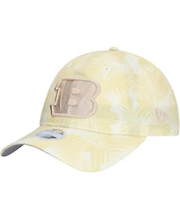 New Era Women's Cream Cincinnati Bengals Frond 9TWENTY Adjustable Hat