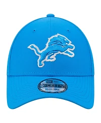 New Era Men's Blue Detroit Lions Core Team 9FORTY Adjustable Hat