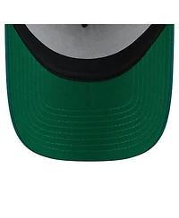 New Era Men's White/Kelly Green Oakland Athletics Cooperstown Collection Trucker A-Frame 9FORTY Adjustable Hat