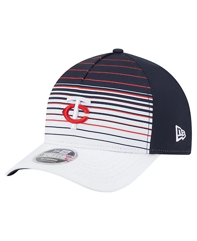 New Era Men's Navy Minnesota Twins Gradient 9FORTY M-Crown Adjustable Hat