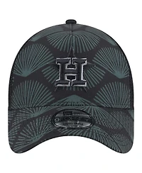 New Era Men's Black Houston Astros 9FORTY A-Frame Trucker Adjustable Hat