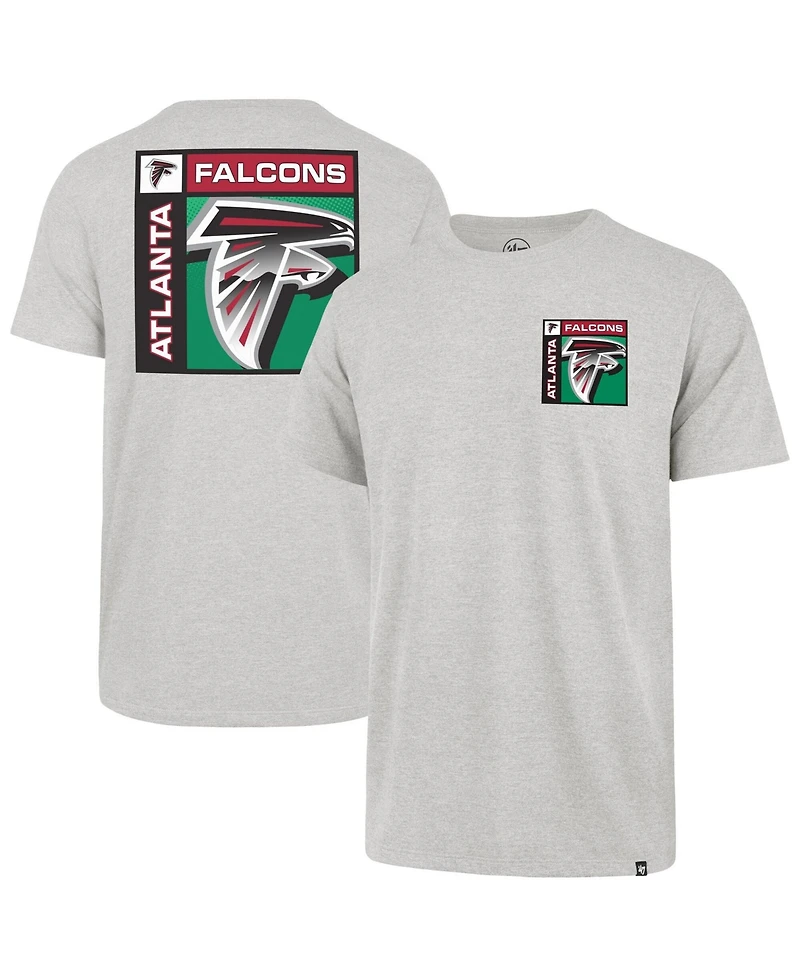 '47 Brand Men's Gray Atlanta Falcons Chrome Plate Franklin T-Shirt
