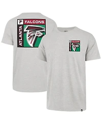 '47 Brand Men's Gray Atlanta Falcons Chrome Plate Franklin T-Shirt