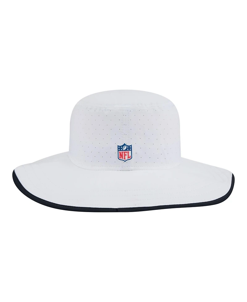 New Era Men's White Houston Texans 2025 Nfl Training Camp Panama Bucket Hat