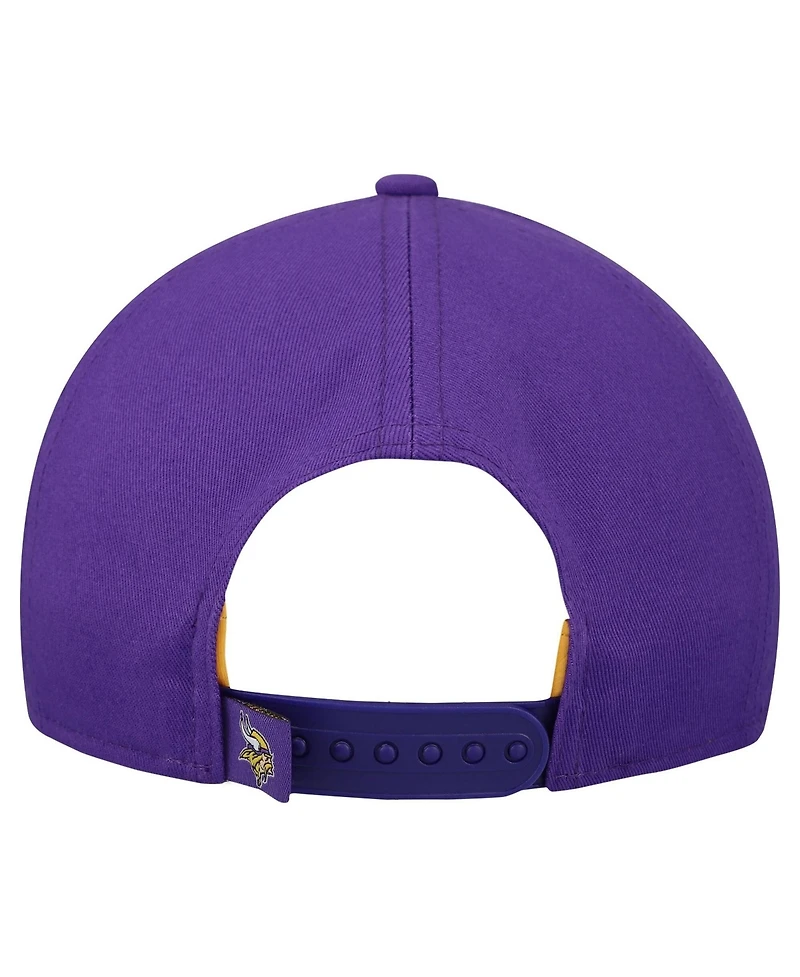 New Era Women's Purple Minnesota Vikings Metallic 9FORTY M-Crown A-Frame Adjustable Hat