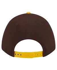 New Era Men's Brown/Gold San Diego Padres Arch 9FORTY A-Frame M-Crown Adjustable Hat
