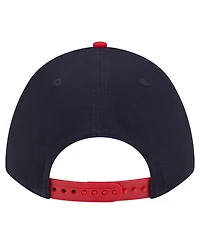 New Era Men's Navy/Red Boston Red Sox Arch 9FORTY A-Frame M-Crown Adjustable Hat