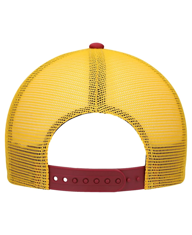 New Era Big Boys and Girls White/Burgundy Washington Commanders Streak 9FORTY A-Frame Adjustable Hat