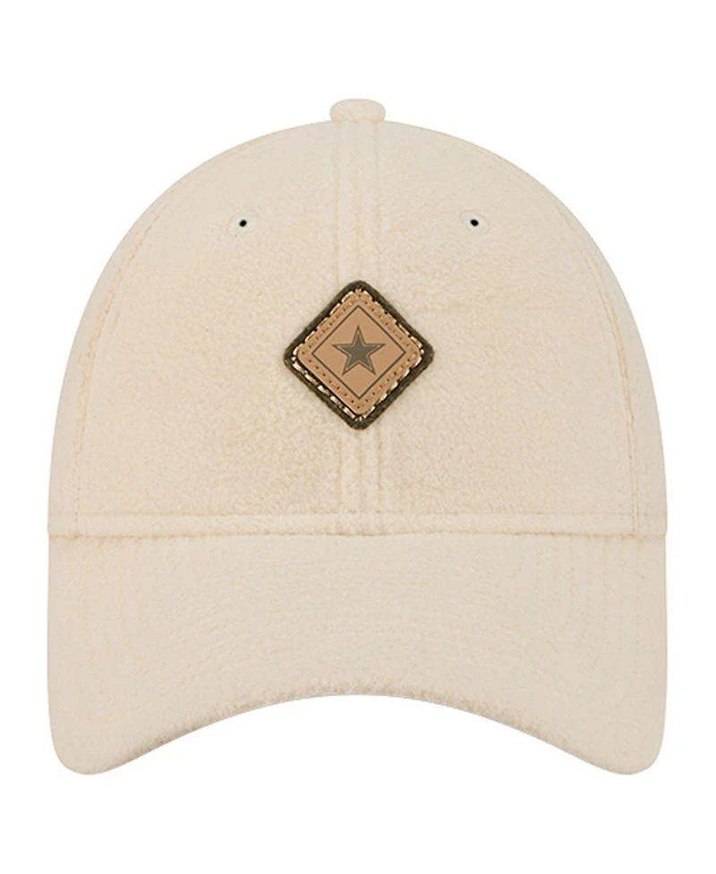 New Era Women's Cream Dallas Cowboys Comfy 9FORTY Adjustable Hat
