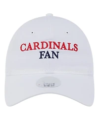 New Era Women's White St. Louis Cardinals Team Fan 9TWENTY Adjustable Hat