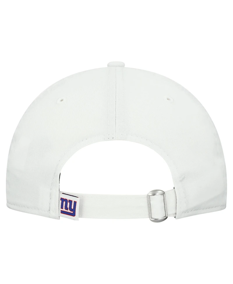 New Era Women's White New York Giants Team Fan 9TWENTY Adjustable Hat