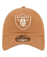 New Era Men's Brown Las Vegas Raiders Stamp 9TWENTY Adjustable Hat