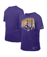 New Era Men's Purple Minnesota Vikings Combine Authentic Training Throwback T-Shirt