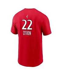 Nike Men's Sonia Citron Red Washington Mystics Explorer Edition Name Number T-Shirt