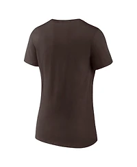 Logo Athletic Women's San Diego Padres V-Neck T-Shirt