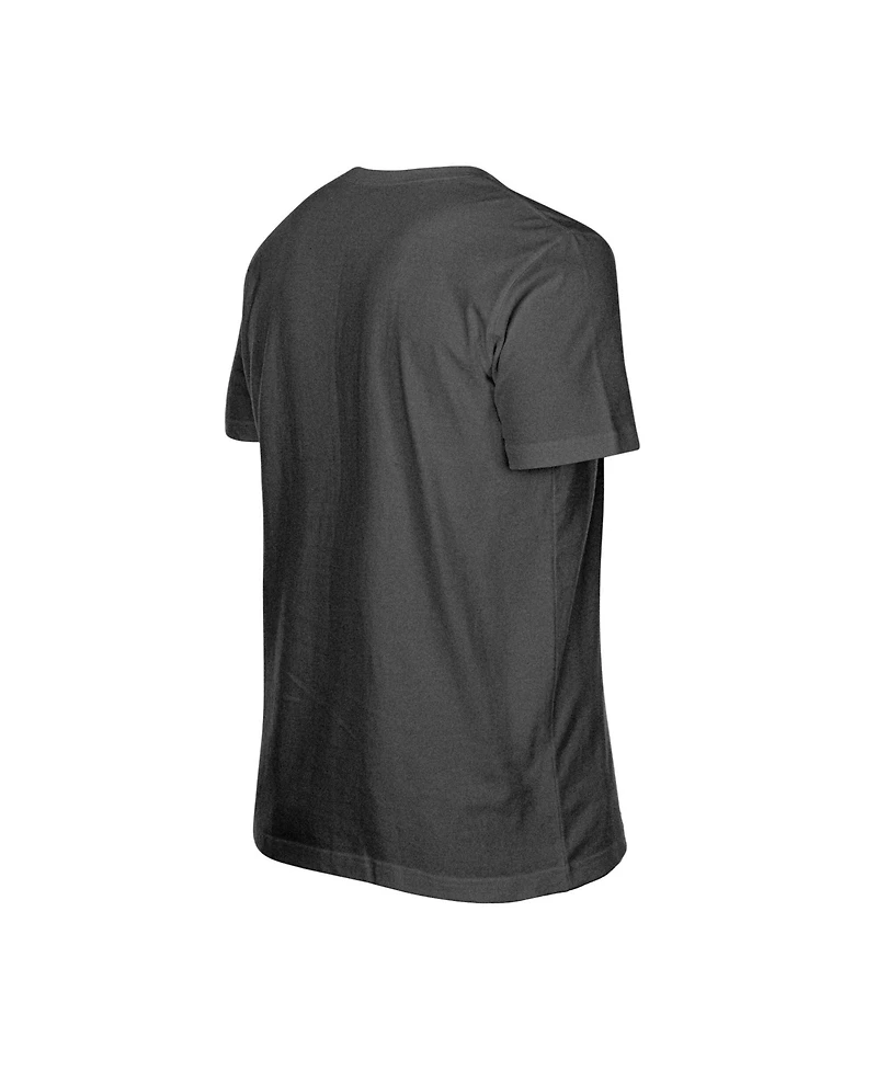 New Era Men's Black San Francisco Giants Oversized Throwback Distressed T-Shirt